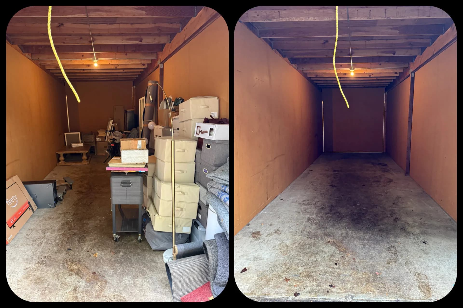 Before and after hauling project 5 of 6