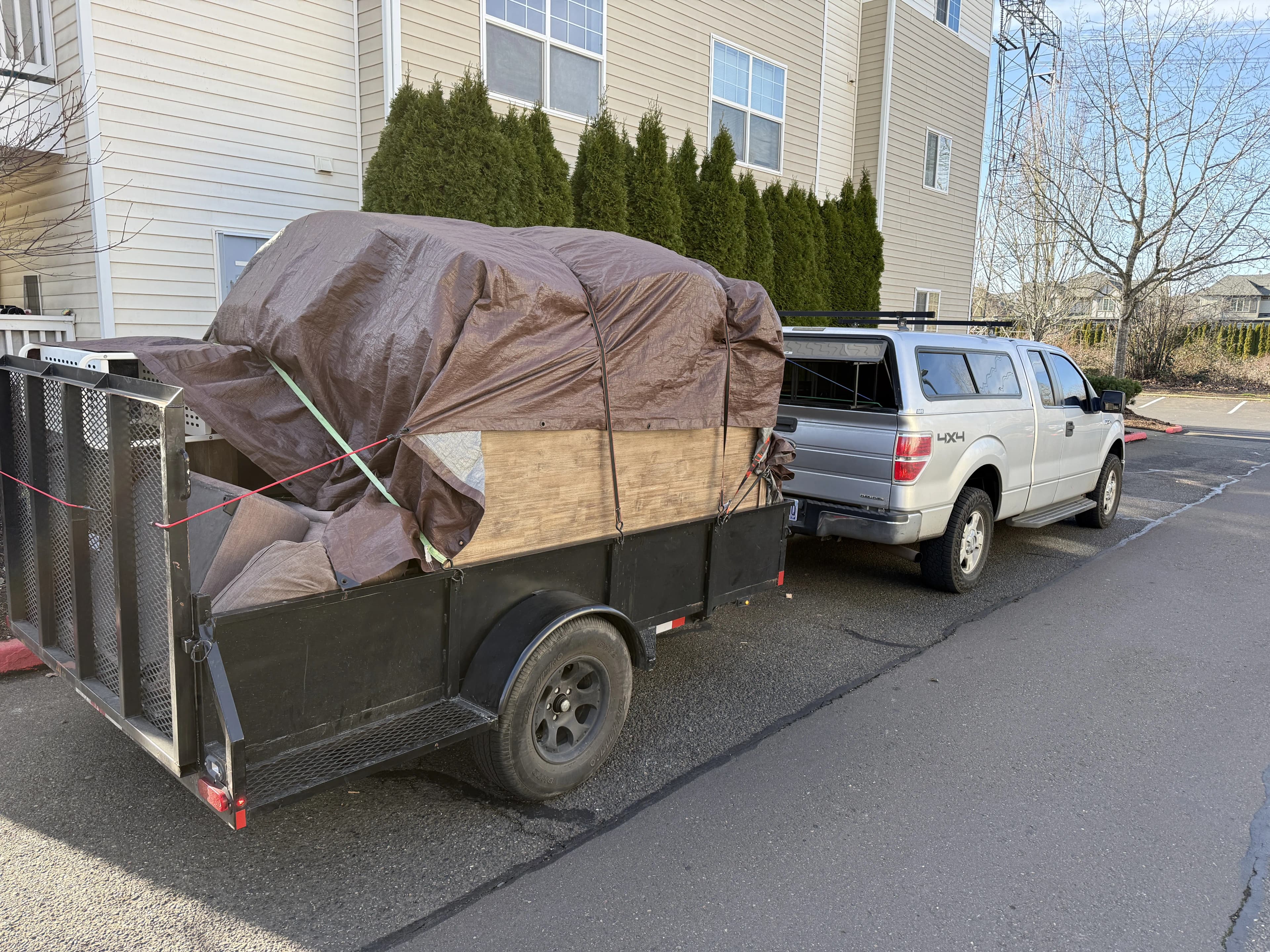 Odyssey Hauling truck and trailer